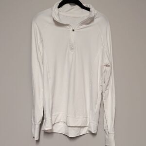 Vineyard Vines Cream Quarter-Zip Pullover